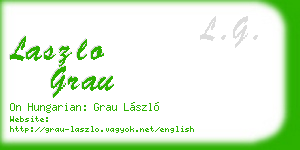 laszlo grau business card