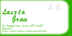 laszlo grau business card